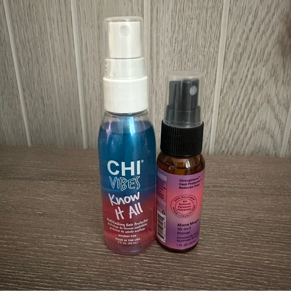 Eva NYC Mane Magic Primer Chi Vibes Know It All Hair Protetor Travel Set